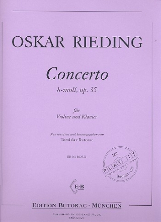 Konzert h-Moll op.35 (+CD) fr Violine und Klavier