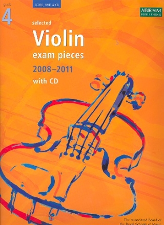 Selected Violin Exam Pieces Grade 4 (2008-2011) (+CD) for violin and piano