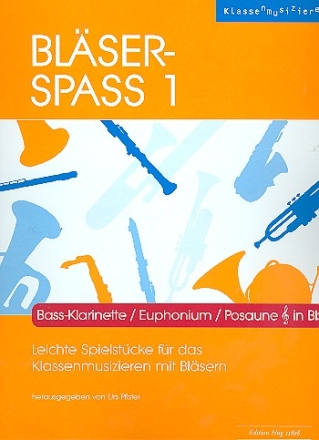 Blser-Spa Band 1 fr Blasorchester Bassklarinette/Euphonium/Posaune im Violinschlssel