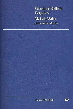 Stabat Mater (Wiener Fassung)  fr Soli, gem Chor und Orchester Klavierauszug