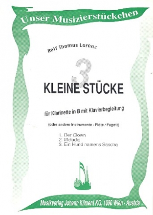 3 kleine Stcke fr Klarinette und Klavier