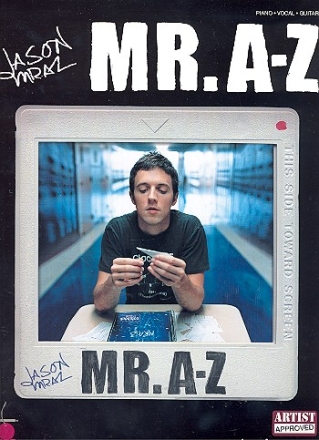 Jason Mraz: Mr. A-Z songbook piano/vocal/guitar