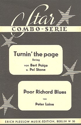 Turning the Paige  und  Poor Richard Blues: fr Combo Direktion und Stimmen