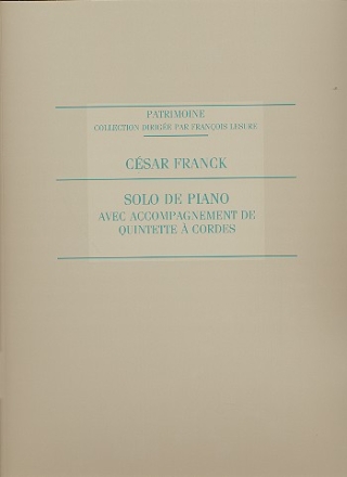 Quintett f-Moll fr Klavier, 2 Violinen, Viola, Violoncello und Kontrabass Stimmen