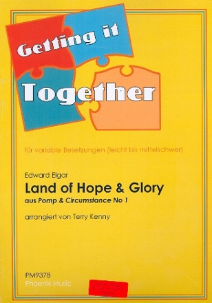 Land of Hope and Glory fr variable Besetzung ( leicht bis mittelschwer ) Partitur und Stimmen