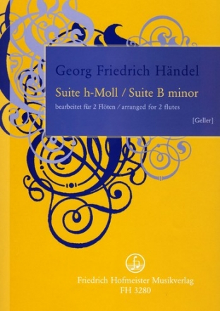 Suite h-Moll fr 2 Flten 2 Spielpartituren