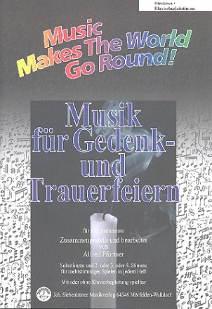 Musik fr Gedenk- und Trauerfeiern fr flexibles Ensemble Direktion/Klavierbegleitung