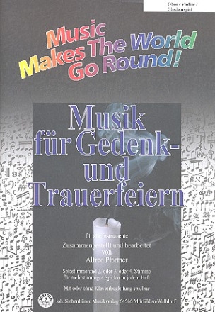 Musik fr Gedenk- und Trauerfeiern fr flexibles Ensemble Oboe/Violine/Glockenspiel