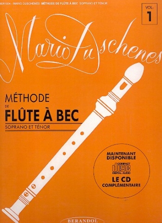 Mthode de Flute  bec vol.1 soprano (tnor)