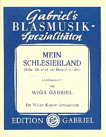 Mein Schlesierland fr Blasorchester Stimmen