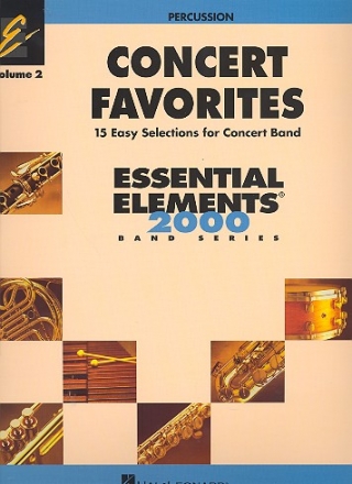 Concert Favorites vol.2 for concert band percussion