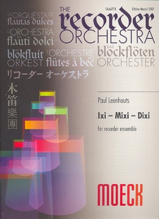 Ixi Mixi Dixi fr Blockflten-Ensemble (SAAATTB) Partitur und Stimmen
