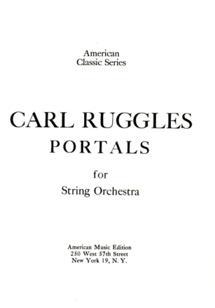 Portals for string orchestra study score