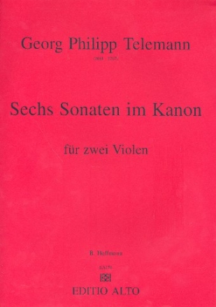 6 Sonaten im Kanon fr 2 Violen