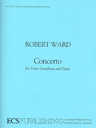 Concerto for tenor saxophone and piano