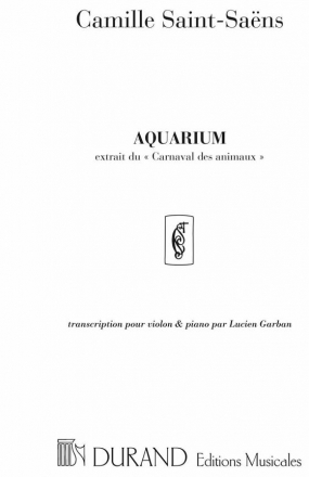 Aquarium pour violon et piano