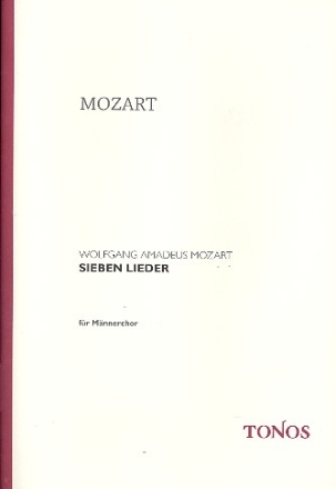 7 Lieder fr Mnnerchor a cappella Partitur