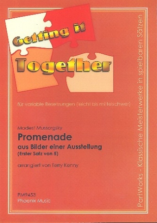 Promenade fr variable Besetzung ( leicht bis mittelschwer ) Partitur und Stimmen