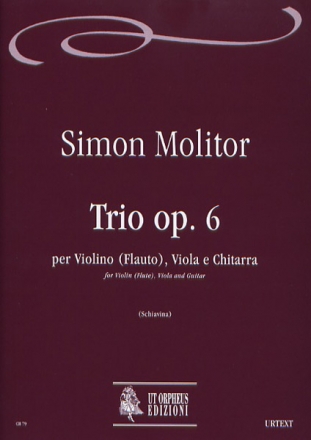 Trio op.6 per violino (flauto), viola e chitarra partitura+parti