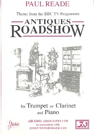 Theme from Antiques Roadshow for trumpet (clarinet) and piano