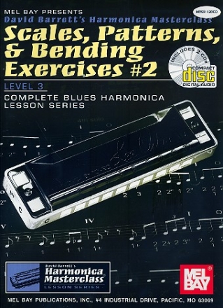 Scales Patterns and Bending Exercises vol.2 (+CD): for blues harmonica