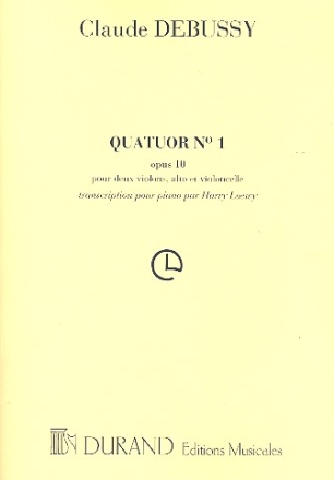 Quartett Nr.1 op.10 fr 2 Violinen, Viola und Violoncello fr Klavier