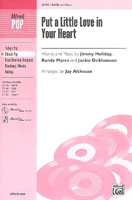 Put a little Love in your Heart for mixed chorus and piano score