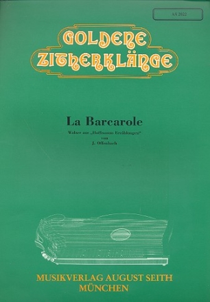 La Barcarole für Konzertzither