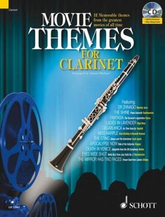 Movie Themes (+CD): fr Klarinette (Klavierbegleitung als PDF zum Ausdrucken)