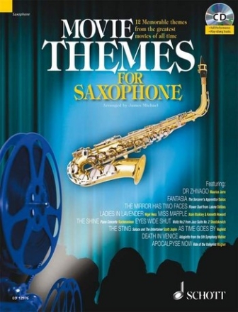 Movie Themes (+CD): fr Tenorsaxophon (Klavierbegleitung als PDF zum Ausdrucken)