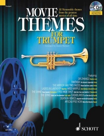 Movie Themes (+CD): fr Trompete (Klavierbegleitung als PDF zum Ausdrucken)