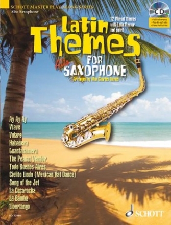 Latin Themes (+CD): fr Altsaxophon (Klavierbegleitung als PDF zum Ausdrucken)