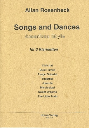 Songs and Dances - American Style fr 3 Klarinetten Spielpartitur