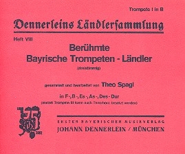 Dennerleins Lndlersammlung Band 8 fr 3 Trompeten Stimmen