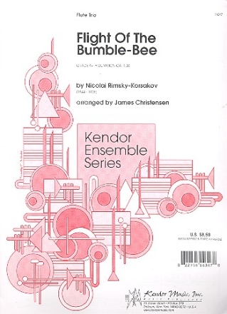 Flight of the Bumble-Bee for 3 flutes score and parts