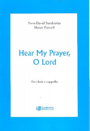 Hear my Prayer, o Lord for mixed chorus a cappella score