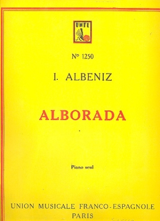 Alborada  pour piano