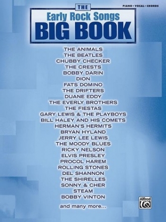 Big Book - Early Rock Songs songbook piano/vocal/guitar 