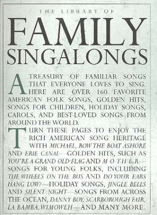 The Library of Family Singalongs: for piano (vocal/guitar)