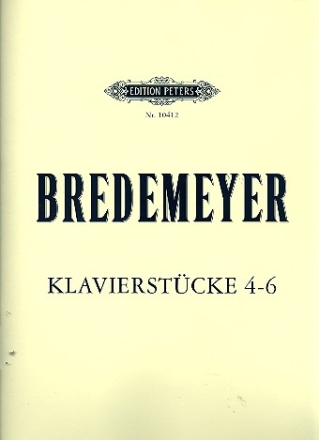 Klavierstcke Nr.4-6 fr Klavier