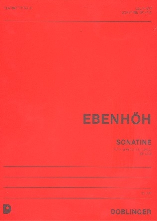 Sonatine op.47,3 fr Klarinette