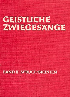 Geistliche Zwiegesnge Band 2 Liederbuch