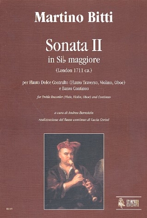 Sonata sib maggiore no.2 per flauto dolce contralto (fl, ob, vl) e bc