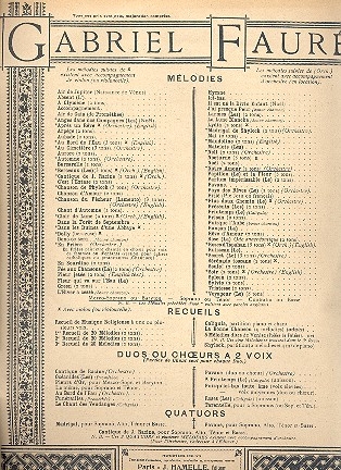 Notre amour op.23,2 pour mezzo-soprano ou baryton et piano