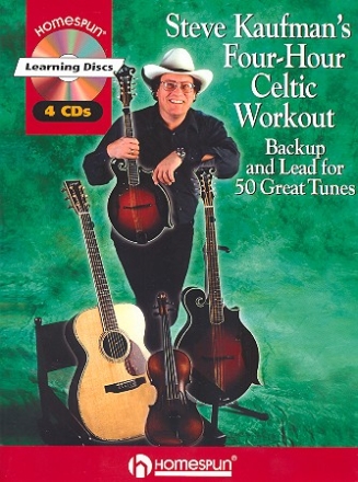 Steve Kaufman's Four-Hour Celtic Workout (+ 4 CD's): for guitar