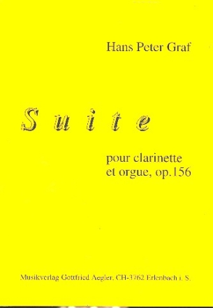 Suite op.156  fr Klarinette und Orgel