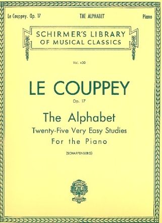 The Alphabet 25 very easy studies for the piano