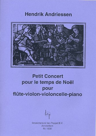 Petit Concert pour le temps de Noel pour flute, violon, violoncelle et piano parties