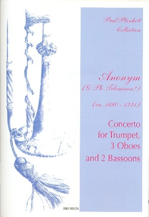 Concerto fr Trompete, 3 Oboen und 2 Fagotte Partitur und Stimmen