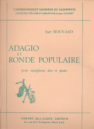 Adagio et Ronde Populaire pour saxophone alto et piano